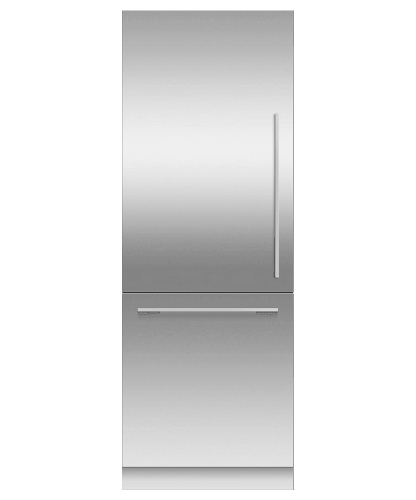 Fisher & Paykel RS3084WLU1 Integrated Refrigerator Freezer, 30", Ice & Water