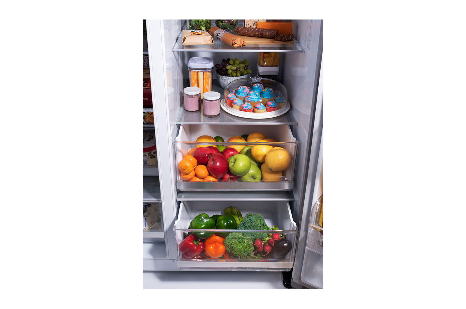Lg LRSOS2706S 27 Cu. Ft. Side-By-Side Instaview™ Refrigerator