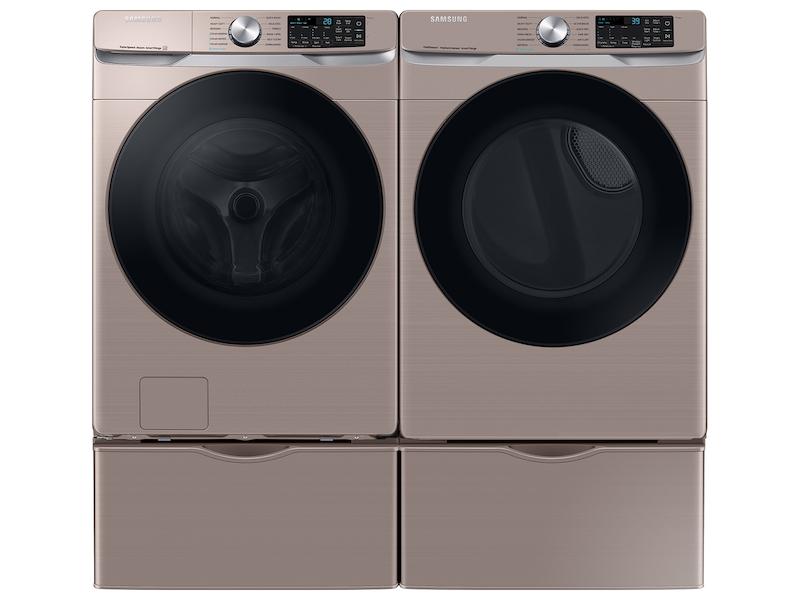 Samsung WF45B6300AC 4.5 Cu. Ft. Large Capacity Smart Front Load Washer With Super Speed Wash In Champagne