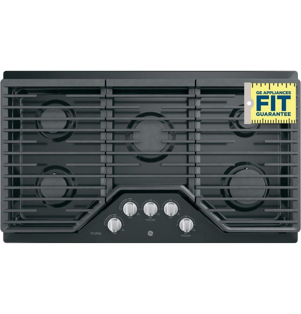 Ge Appliances PGP7036DLBB Ge Profile™ 36" Built-In Gas Cooktop With Optional Extra-Large Cast Iron Griddle