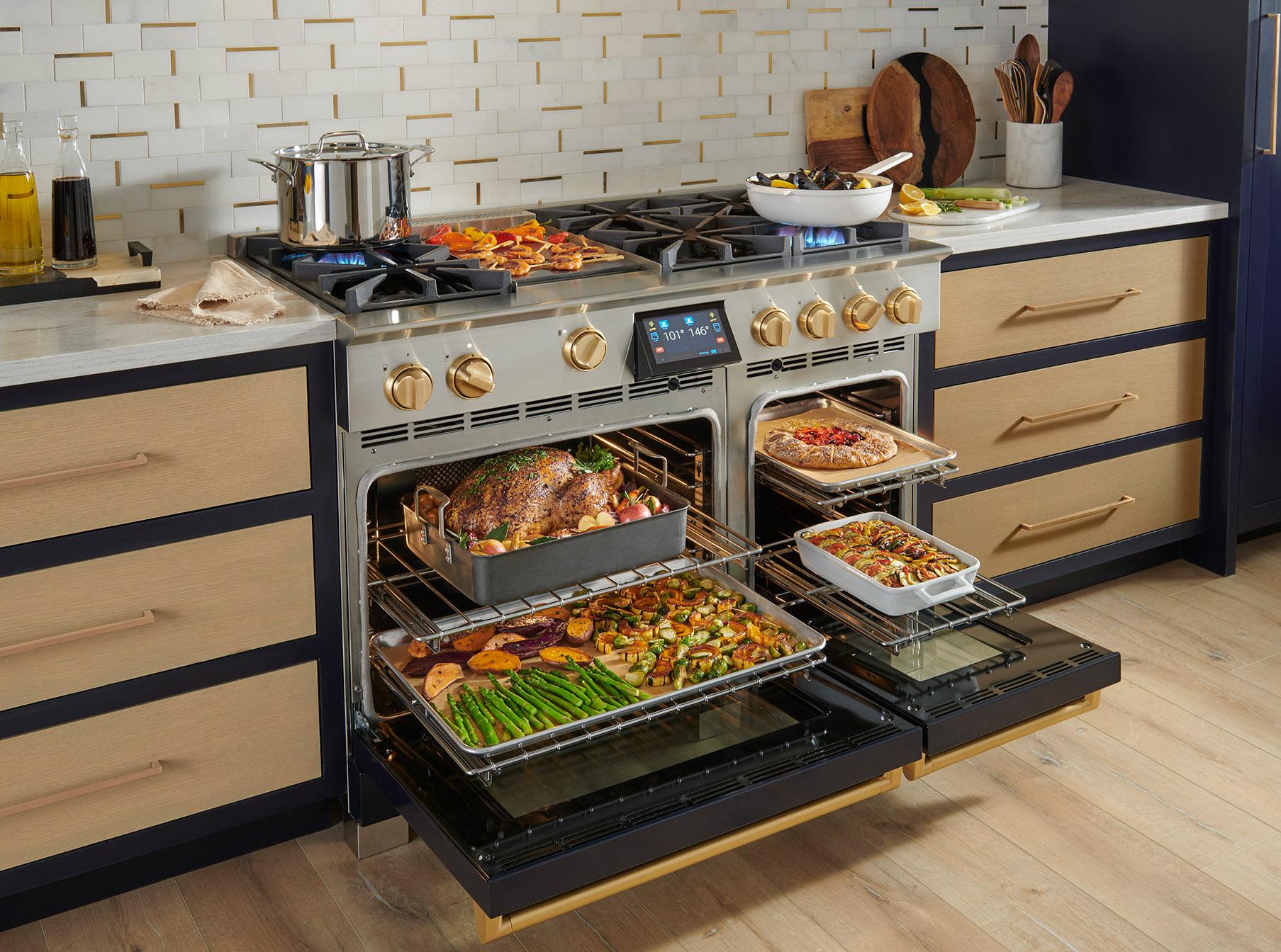 Bluestar BSDF486G 48" Dual Fuel Range With 12" Griddle