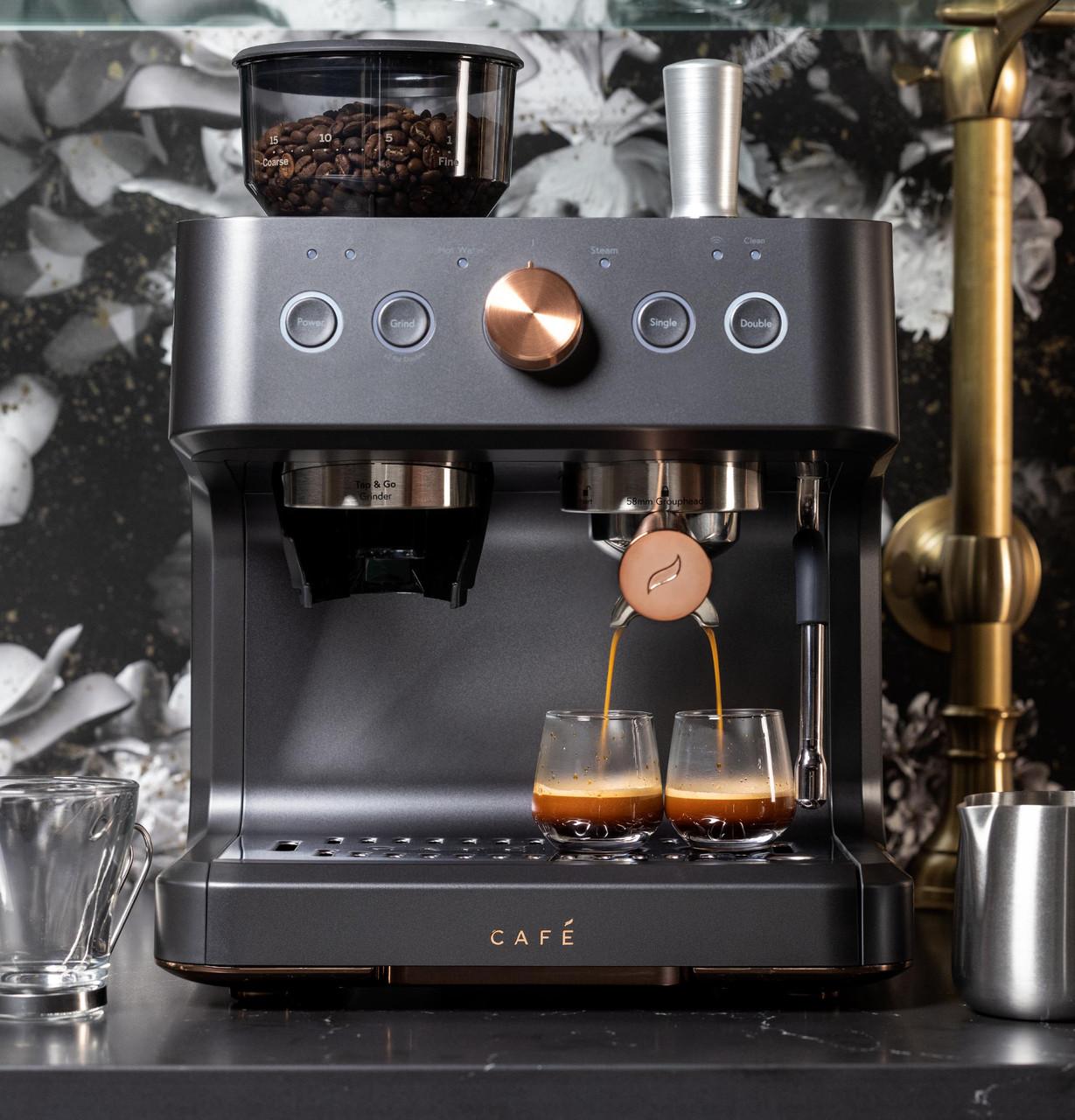 Cafe C7CESAS4RW3 Café™ Bellissimo Semi Automatic Espresso Machine + Frother