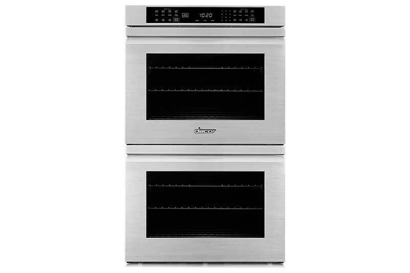 Dacor HWO227FS 27" Double Wall Oven, Silver Stainless Steel With Flush Handle