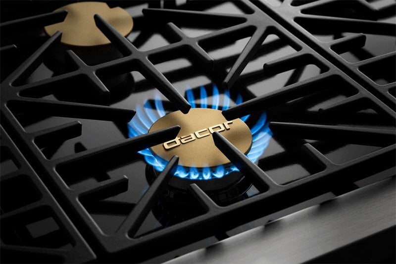 Dacor HDPR48SNG 48" Dual Fuel Pro Range, Silver Stainless Steel, Natural Gas