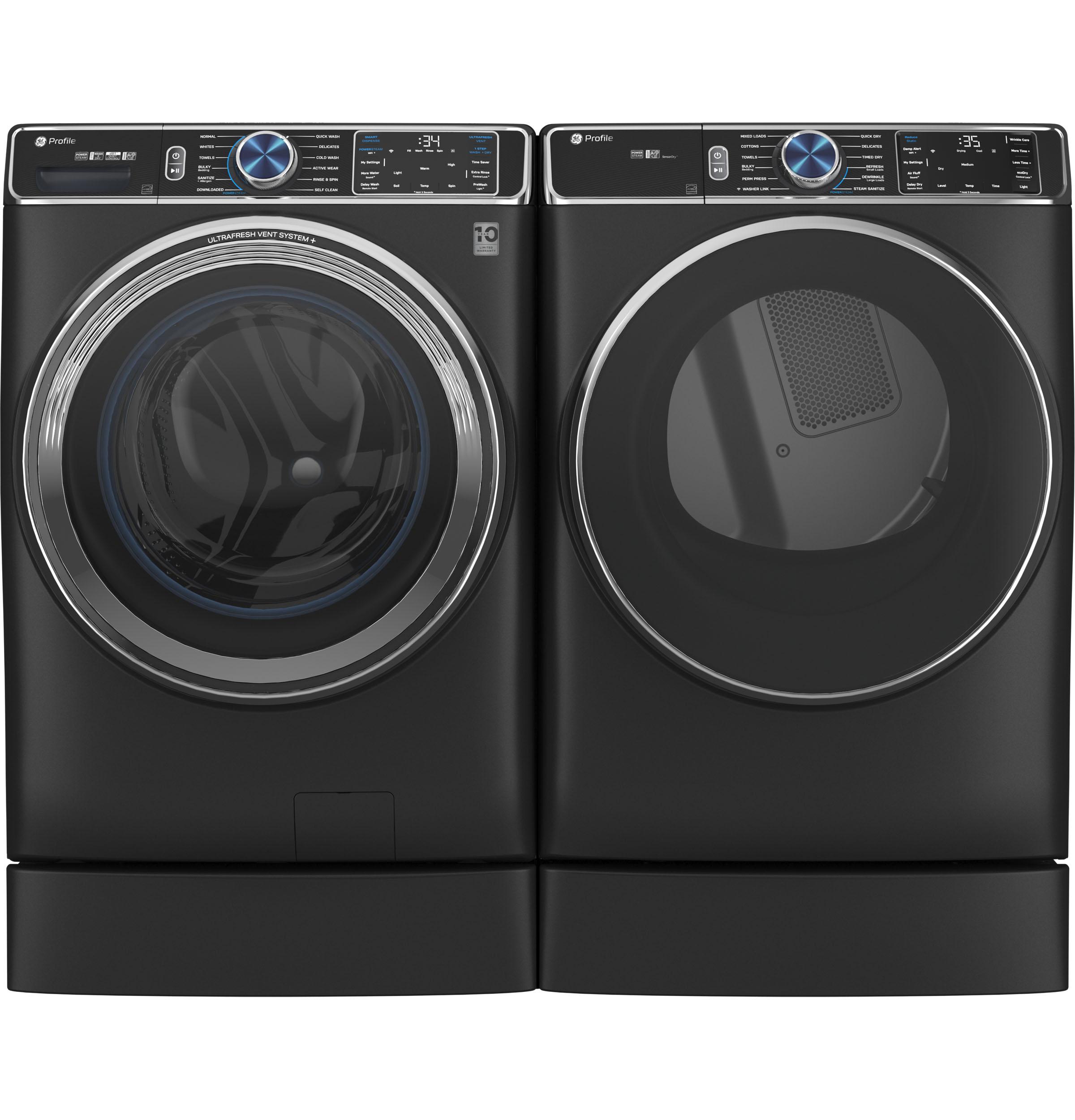 Ge Appliances PFW950SPTDS Ge Profile™ 5.3 Cu. Ft. Capacity Smart Front Load Energy Star® Steam Washer With Adaptive Smartdispense™ Ultrafresh Vent System Plus™ With Odorblock™