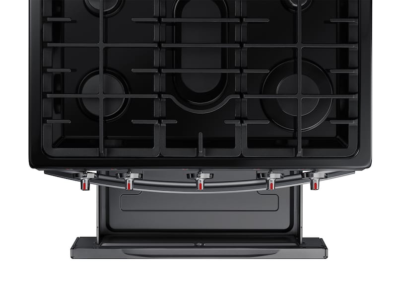 Samsung NX58R4311SG 5.8 Cu. Ft. Freestanding Gas Range In Black Stainless Steel