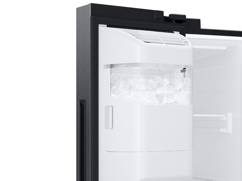 Samsung RS27T5200SG 27.4 Cu. Ft. Large Capacity Side-By-Side Refrigerator In Black Stainless Steel