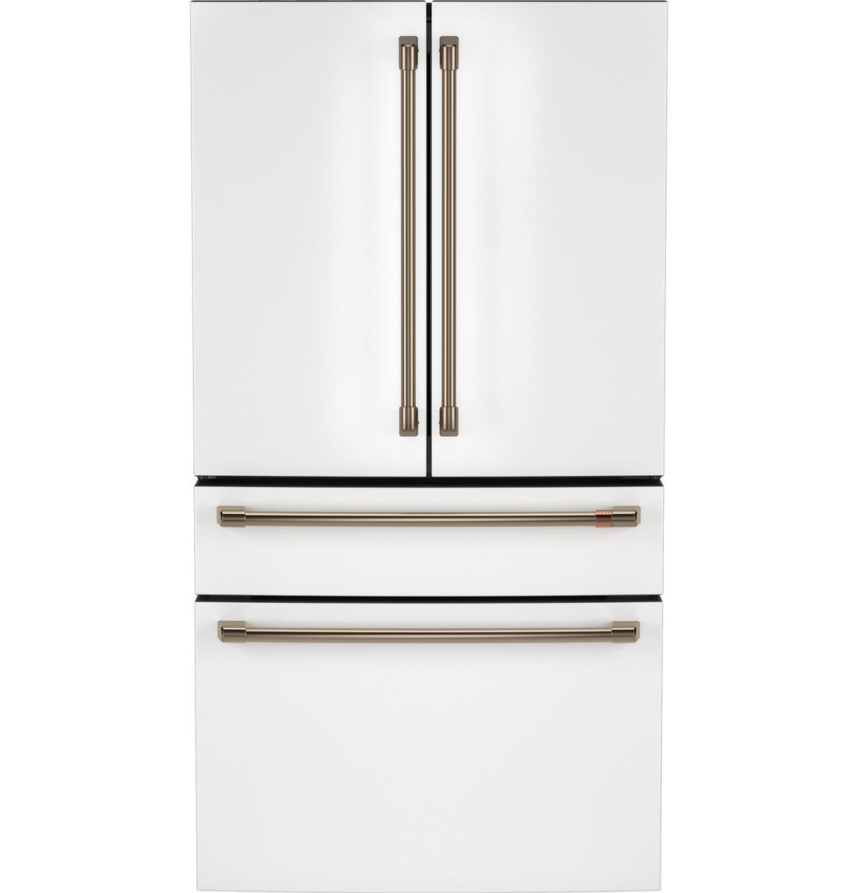 Cafe CGE29DP4TW2 Café™ Energy Star® 28.7 Cu. Ft. Smart 4-Door French-Door Refrigerator With Dual-Dispense Autofill Pitcher