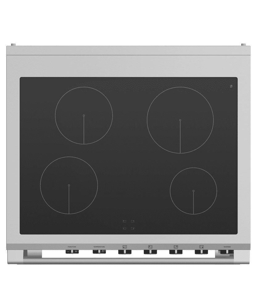 Fisher & Paykel OR30SCI6X1 Induction Range, 30", 4 Zones, Self-Cleaning