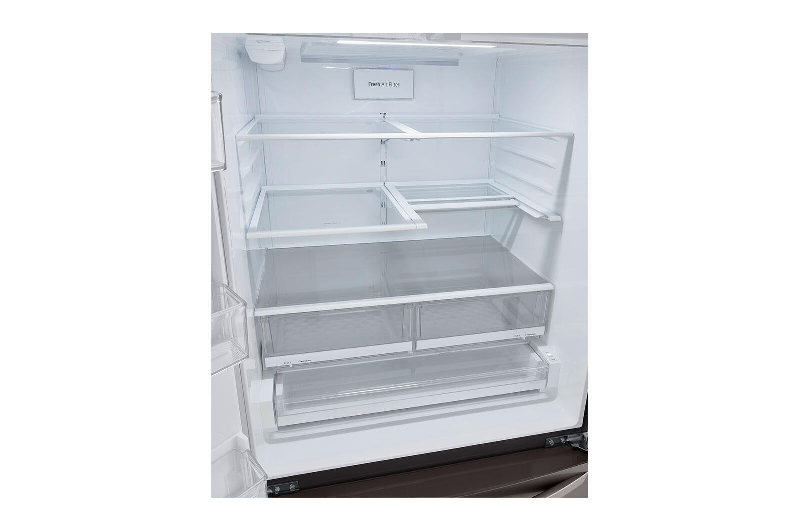 Lg LRMXS2806D 28 Cu Ft. Smart Double Freezer Refrigerator With Craft Ice™