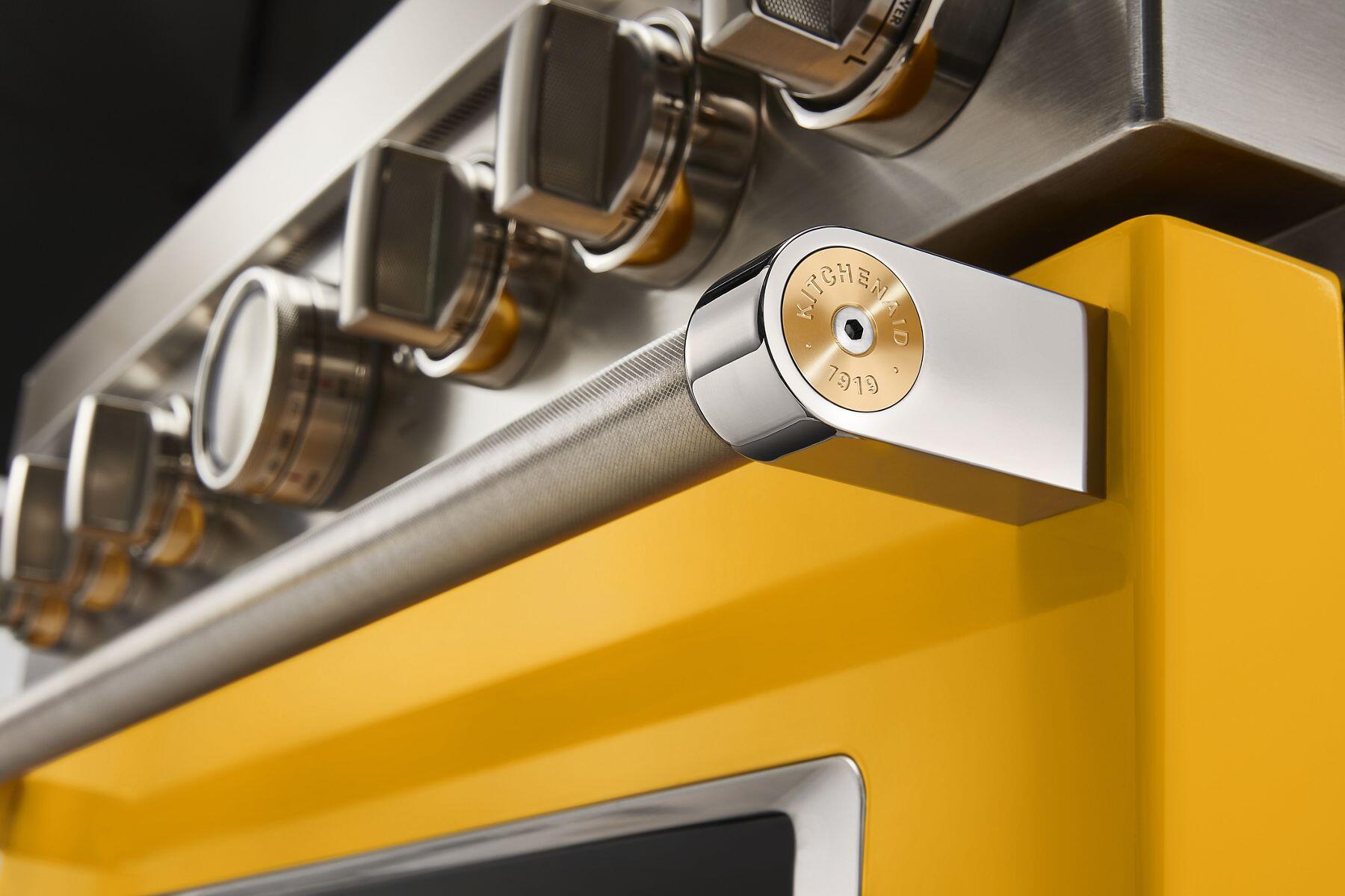 Kitchenaid W11368841NE Kitchenaid® Commercial-Style Range Handle Medallion Kit - New Gold