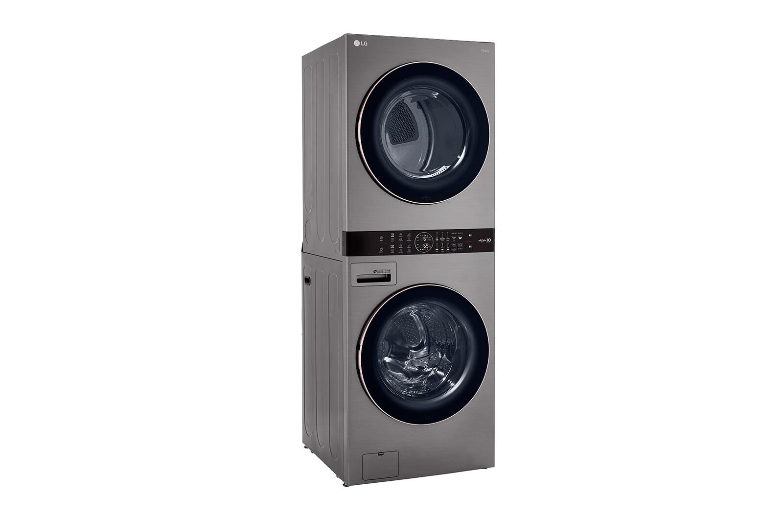 Lg WKE100HVA Single Unit Front Load Lg Washtower™ With Center Control™ 4.5 Cu. Ft. Washer And 7.4 Cu. Ft. Electric Dryer