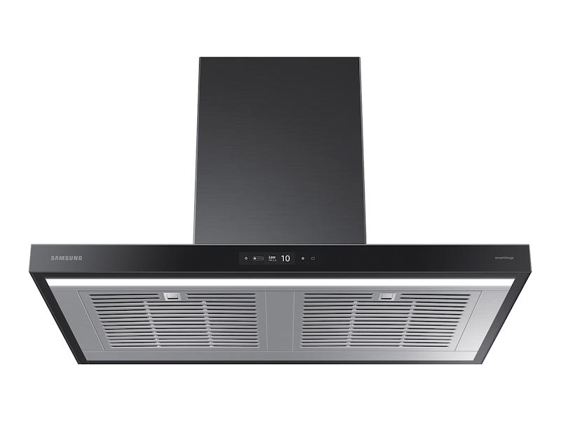 Samsung NK36CB700W33 36" Bespoke Smart Wall Mount Hood With Lcd Display In Clean Deep Charcoal
