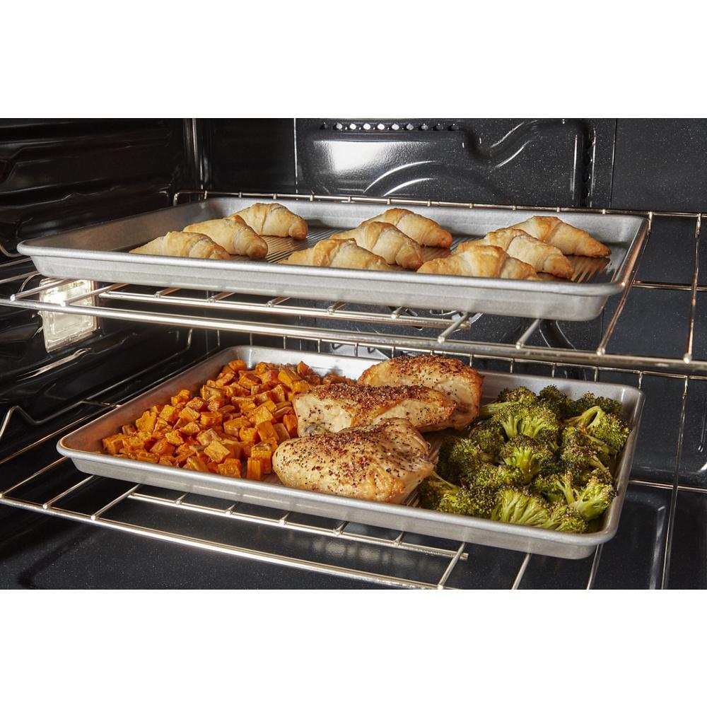 Whirlpool WOED5030LB 10.0 Total Cu. Ft. Double Wall Oven With Air Fry When Connected