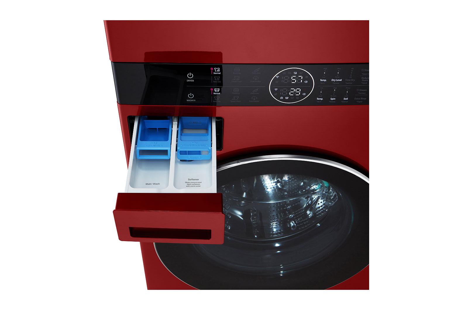 Lg WKGX201HRA Single Unit Front Load Lg Washtower™ With Center Control™ 4.5 Cu. Ft. Washer And 7.4 Cu. Ft. Gas Dryer