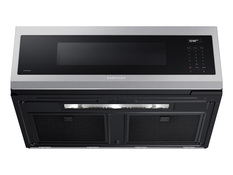 Samsung ME11A7710DS 1.1 Cu. Ft. Smart Slim Over-The-Range Microwave With 550 Cfm Hood Ventilation, Wi-Fi & Voice Control In Stainless Steel