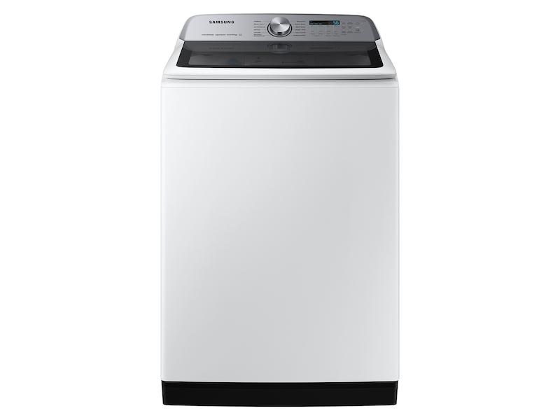 Samsung WA54CG7105AW 5.4 Cu. Ft. Extra-Large Capacity Smart Top Load Washer With Activewave™ Agitator And Super Speed Wash In White