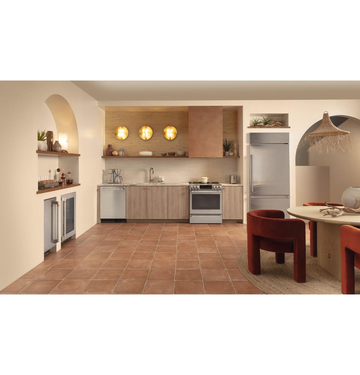 Cafe CDB36RP2RS1 Café™ 21.3 Cu. Ft. Built-In Bottom-Freezer Refrigerator