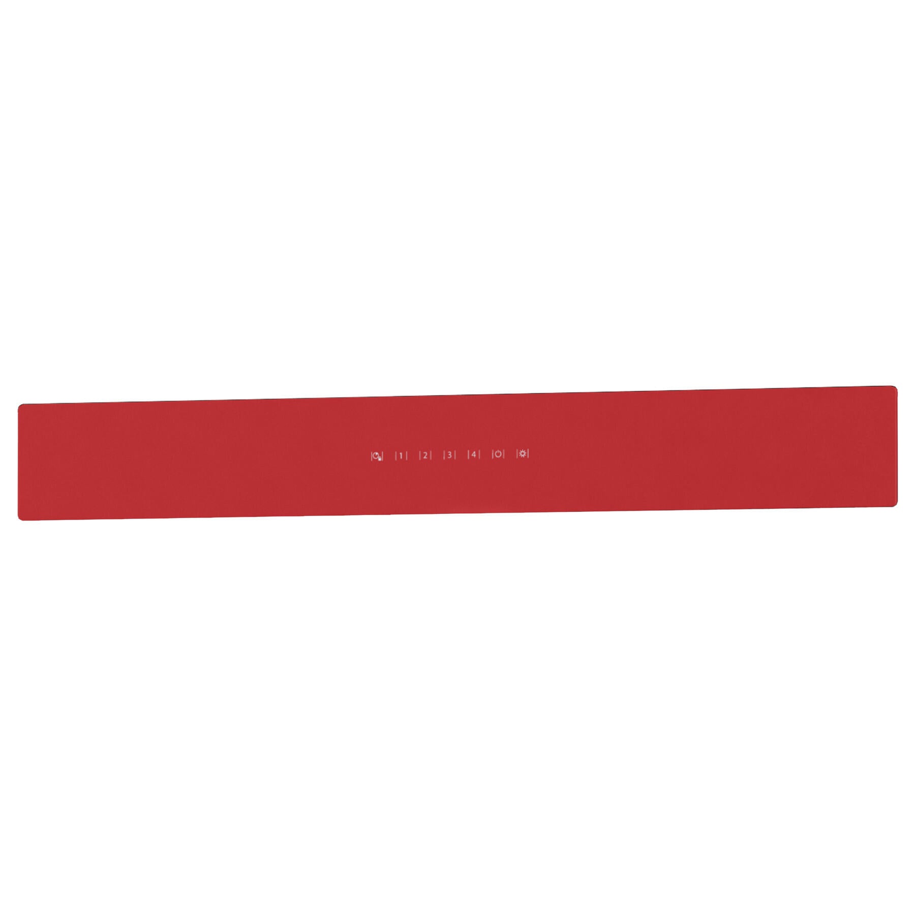 Best Range Hoods SV09953RD Ucb3 30'' Front Glass Panel Red