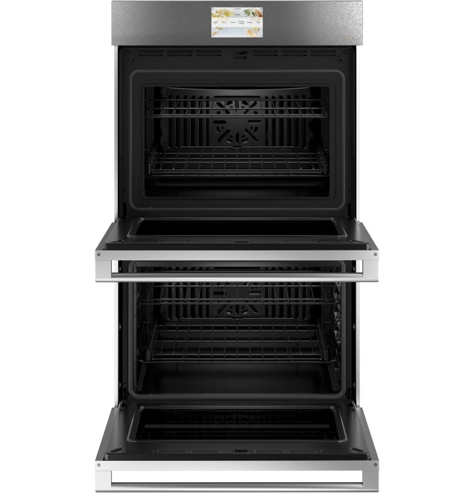 Cafe CTD70DM2NS5 Café 30" Smart Double Wall Oven With Convection In Platinum Glass