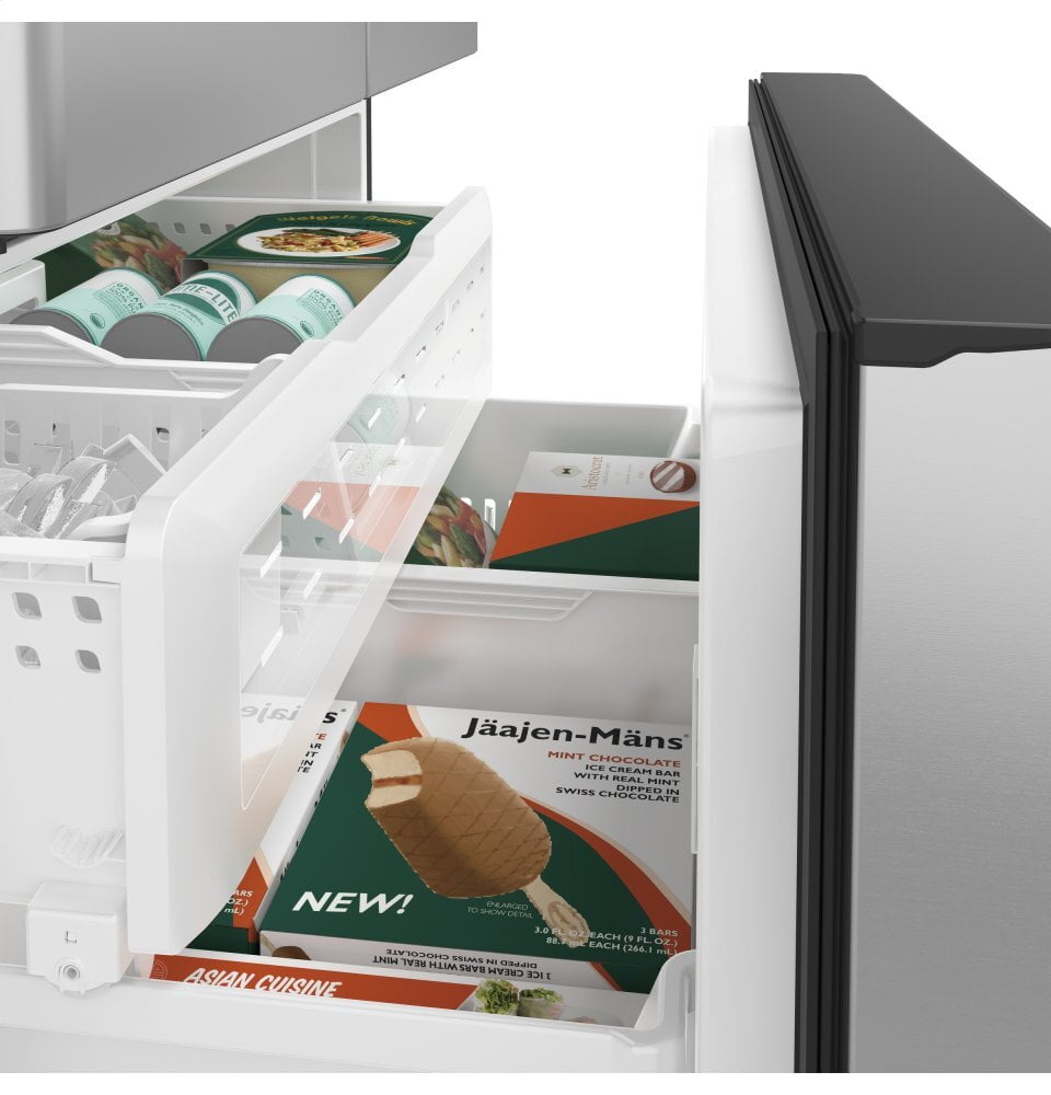 Cafe CWE23SP2MS1 Café Energy Star® 23.1 Cu. Ft. Smart Counter-Depth French-Door Refrigerator