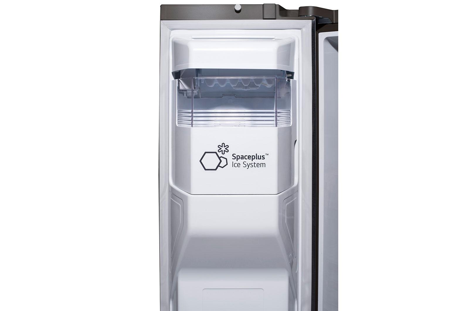 Lg LRSOC2306D 23 Cu. Ft. Side-By-Side Counter-Depth Instaview® Refrigerator With Craft Ice™