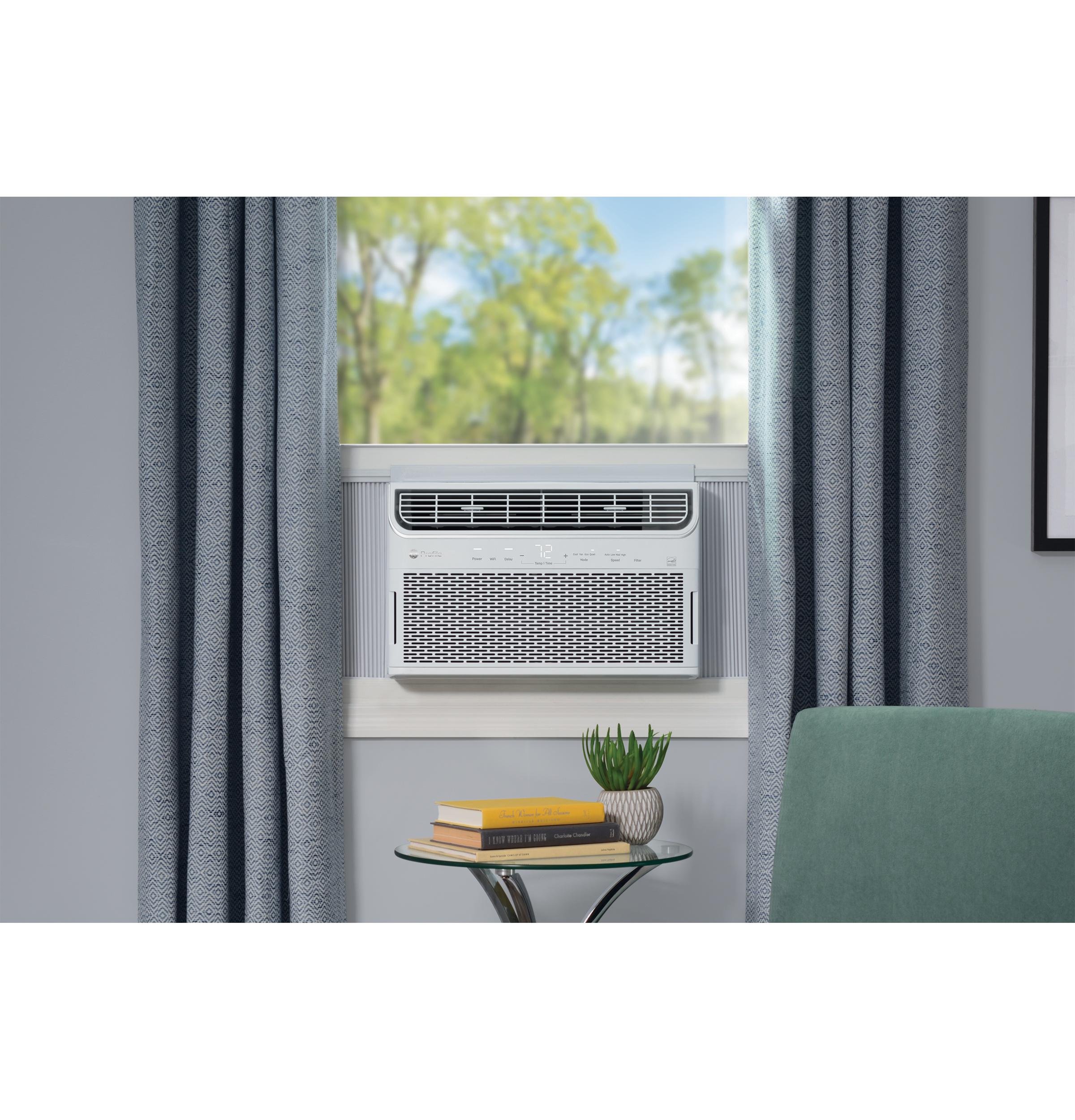 Ge Appliances AHTR10AC Ge Profile™ Energy Star® 10,000 Btu Inverter Smart Ultra Quiet Window Air Conditioner For Medium Rooms Up To 450 Sq. Ft.