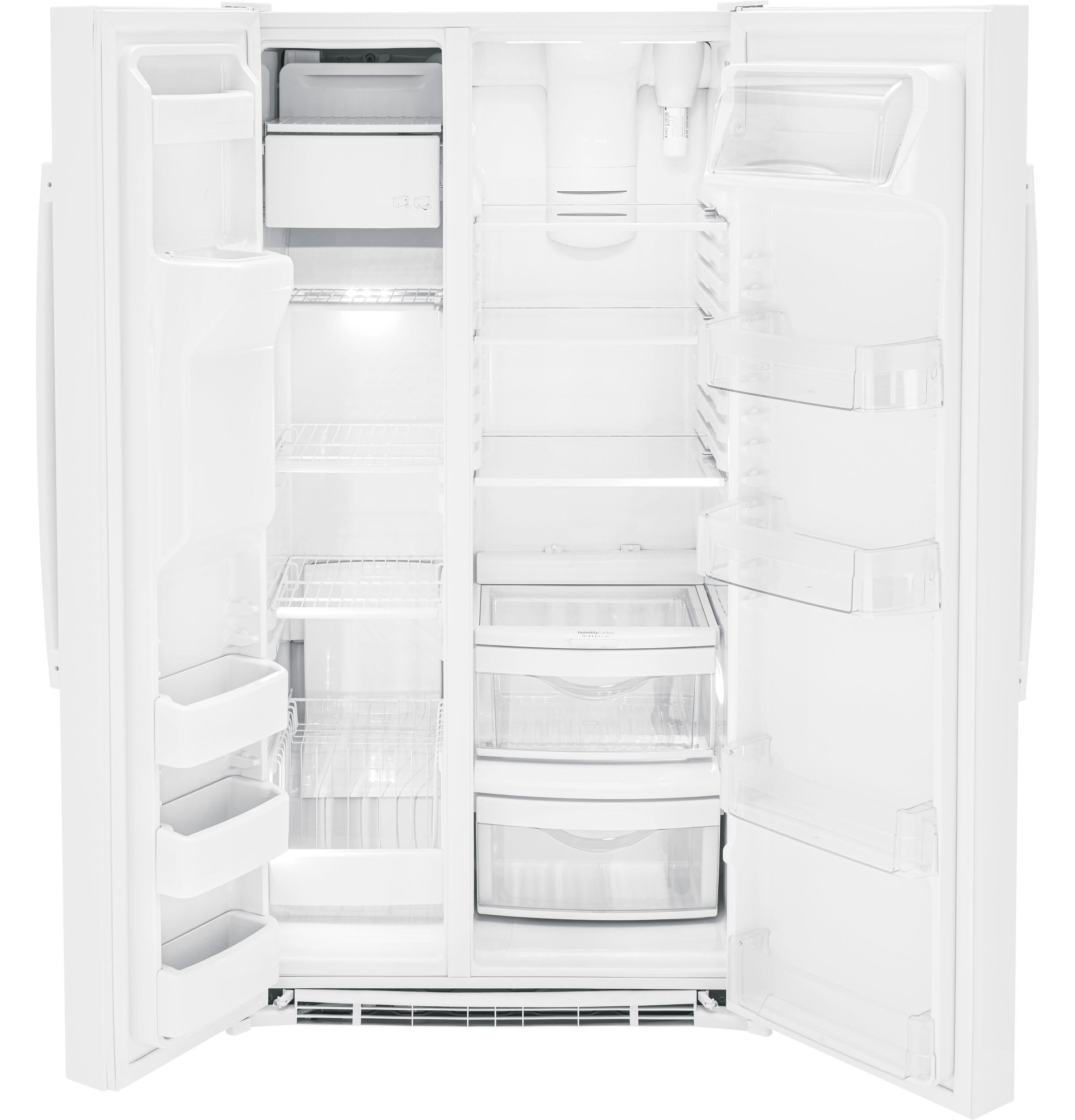 Ge Appliances GSE25GGPWW Ge® Energy Star® 25.3 Cu. Ft. Side-By-Side Refrigerator