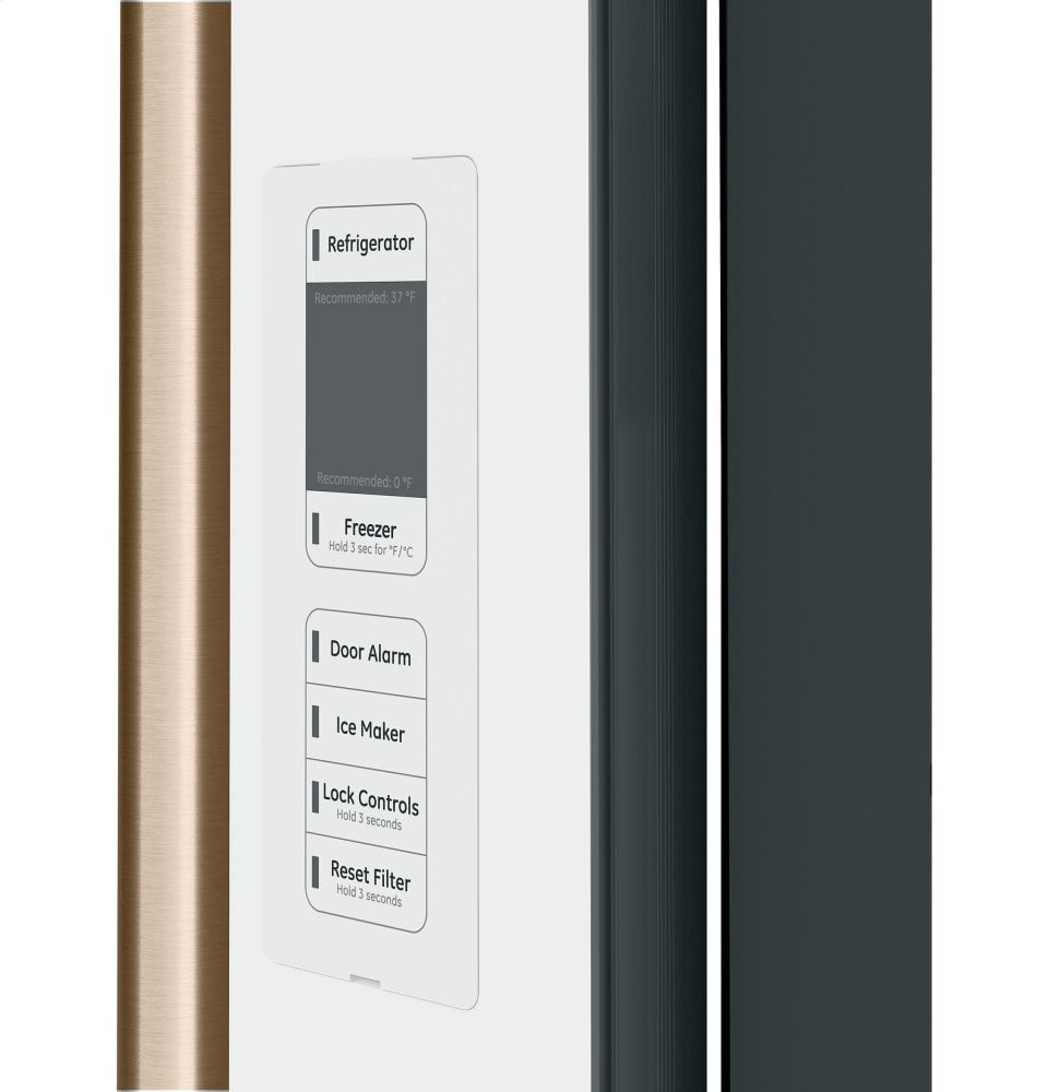 Cafe CWE23SP4MW2 Café Energy Star® 23.1 Cu. Ft. Smart Counter-Depth French-Door Refrigerator