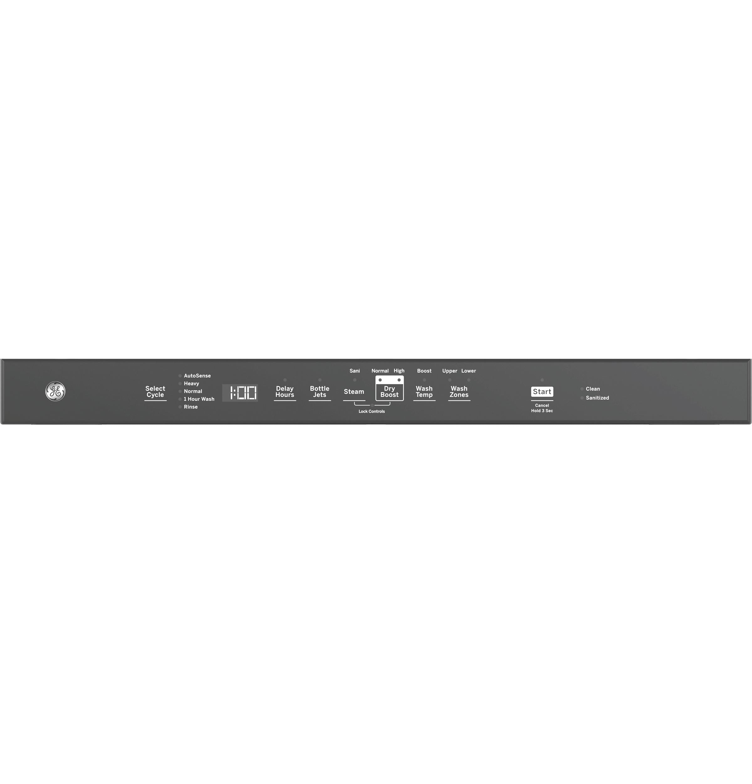 Ge Appliances GDT670SGVBB Ge® Top Control With Stainless Steel Interior Dishwasher With Sanitize Cycle