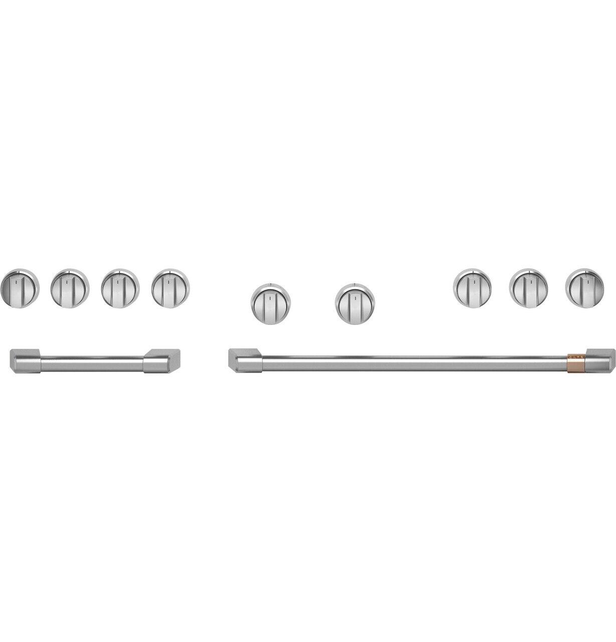 Cafe CXPR8HKPTSS Café™ 48" Brushed Stainless Handle & Knob Set For Pro Range And Rangetop