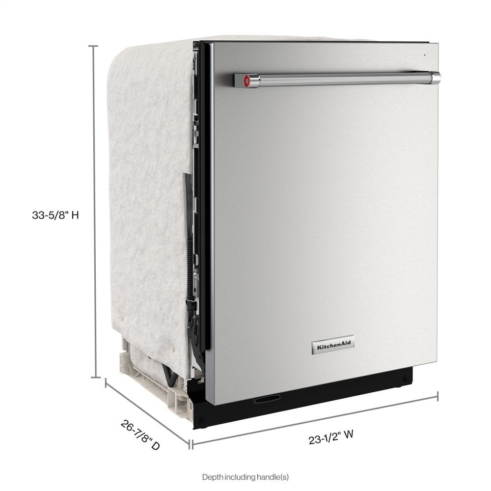 Kitchenaid KDTM804KPS 44 Dba Dishwasher With Freeflex™ Third Rack And Led Interior Lighting - Stainless Steel With Printshield™ Finish