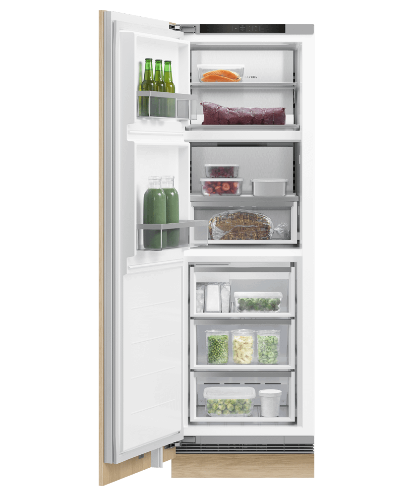 Fisher & Paykel RS2474F3LJ1 Integrated Triple Zone Freezer, 24", Ice