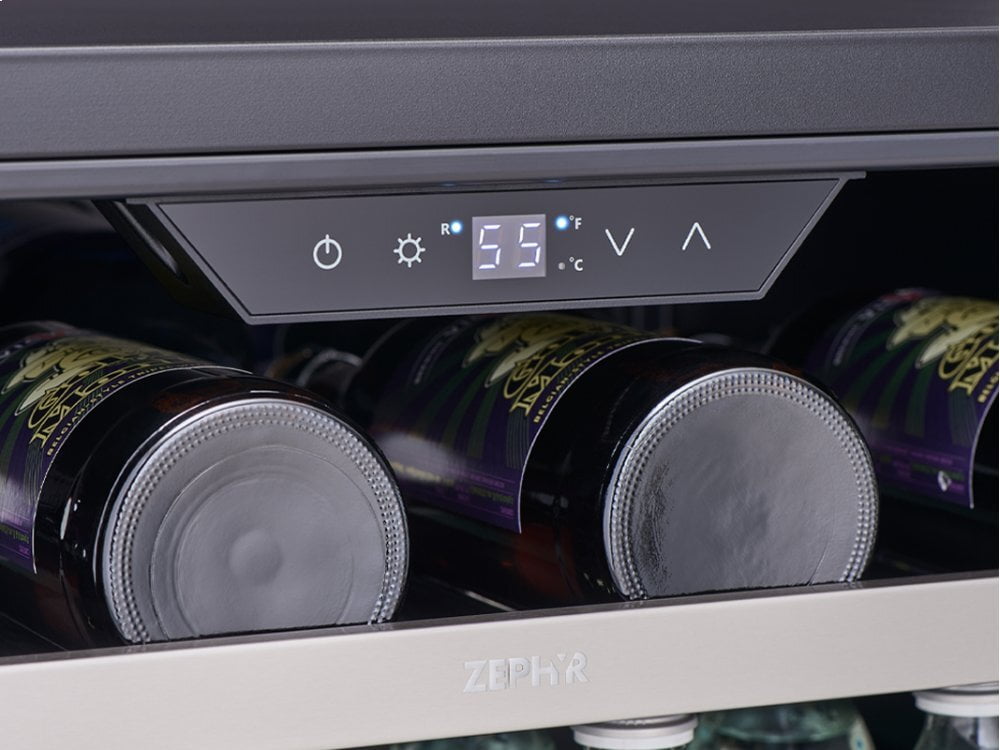 Zephyr PRW24F01BG 24" Full Size Single Zone Wine Cooler