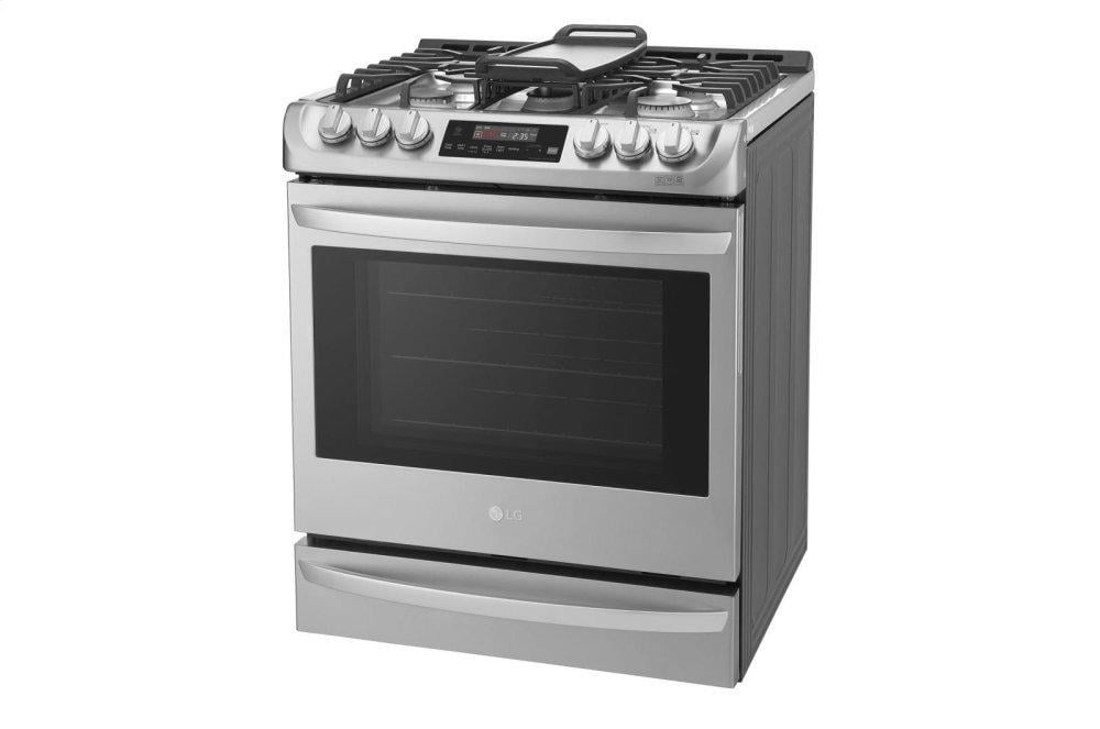 Lg LSG4515ST 6.3 Cu. Ft. Smart Wi-Fi Enabled Gas Single Oven Slide-In Range With Probake Convection®