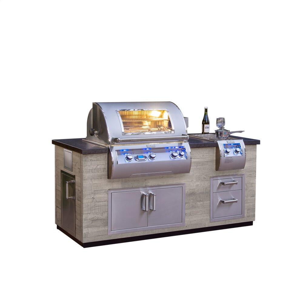 Fire Magic ID660SPD77BA Reclaimed Wood Island 77