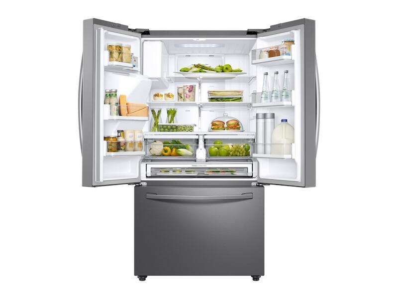 Samsung RF28R6241SR 28 Cu. Ft. 3-Door French Door, Full Depth Refrigerator With Dual Ice Maker In Stainless Steel