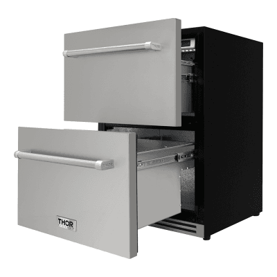 Thor Kitchen TRF2401U 24 Inch Indoor Outdoor Undercounter Refrigerator Drawer