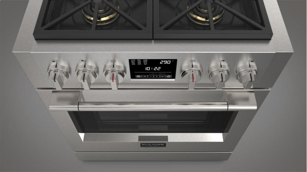 Fulgor Milano F6PDF304S1 30" Dual Fuel Pro Range