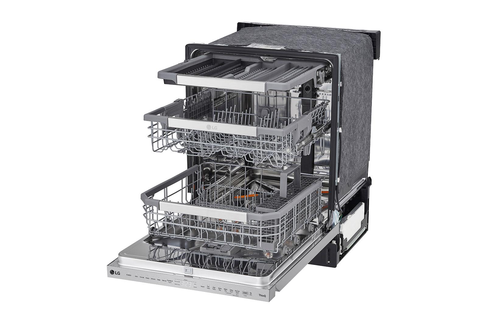 Lg LDPS6762S Smart Top Control Dishwasher With Quadwash® Pro, Truesteam® And Dynamic Dry®