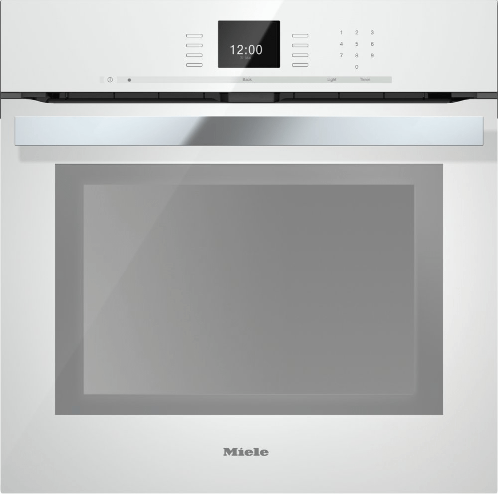 Miele H6660BPAMBRILLIANTWHITE H 6660 Bp Am - 24 Inch Convection Oven With Airclean Catalyzer And Roast Probe For Precise Cooking.