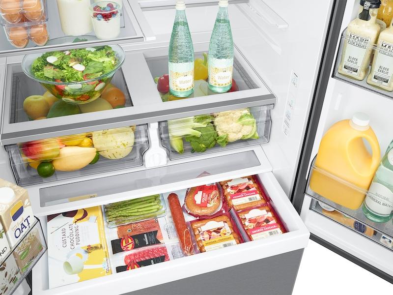 Samsung RF32CG5100SR 32 Cu. Ft. Mega Capacity 3-Door French Door Refrigerator With Dual Auto Ice Maker In Stainless Steel