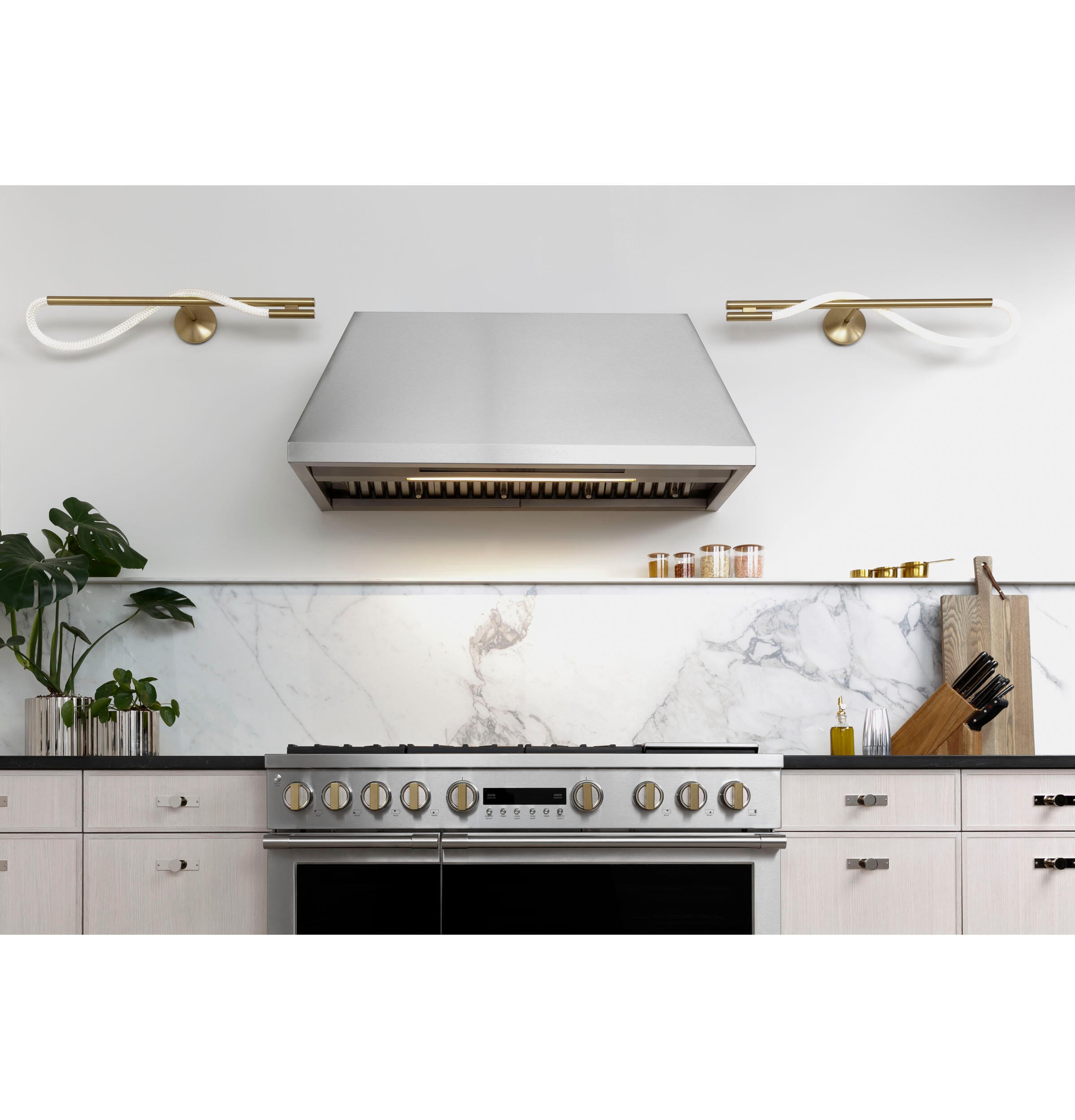 Monogram ZVW1480SPSS Monogram 48" Stainless Steel Professional Hood With Quietboost™ Blower