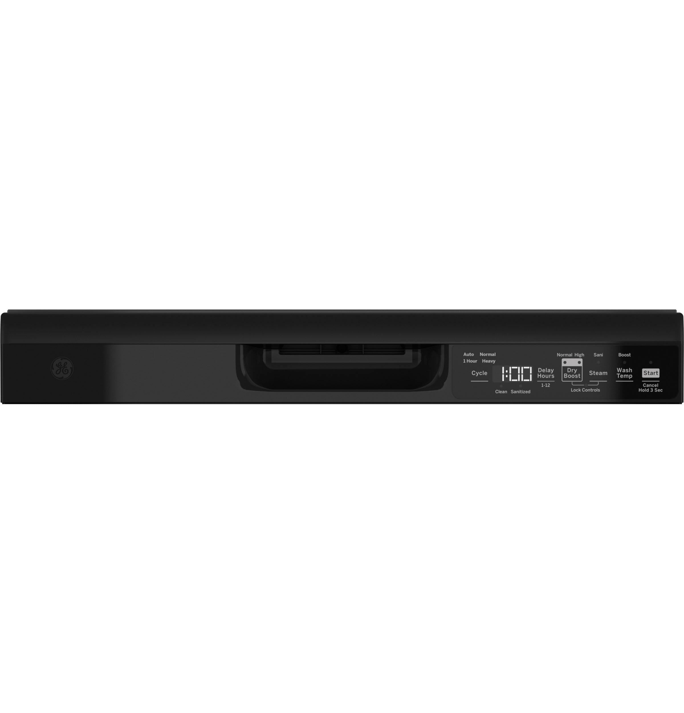 Ge Appliances GDF550PGRBB Ge® Front Control With Plastic Interior Dishwasher With Sanitize Cycle & Dry Boost