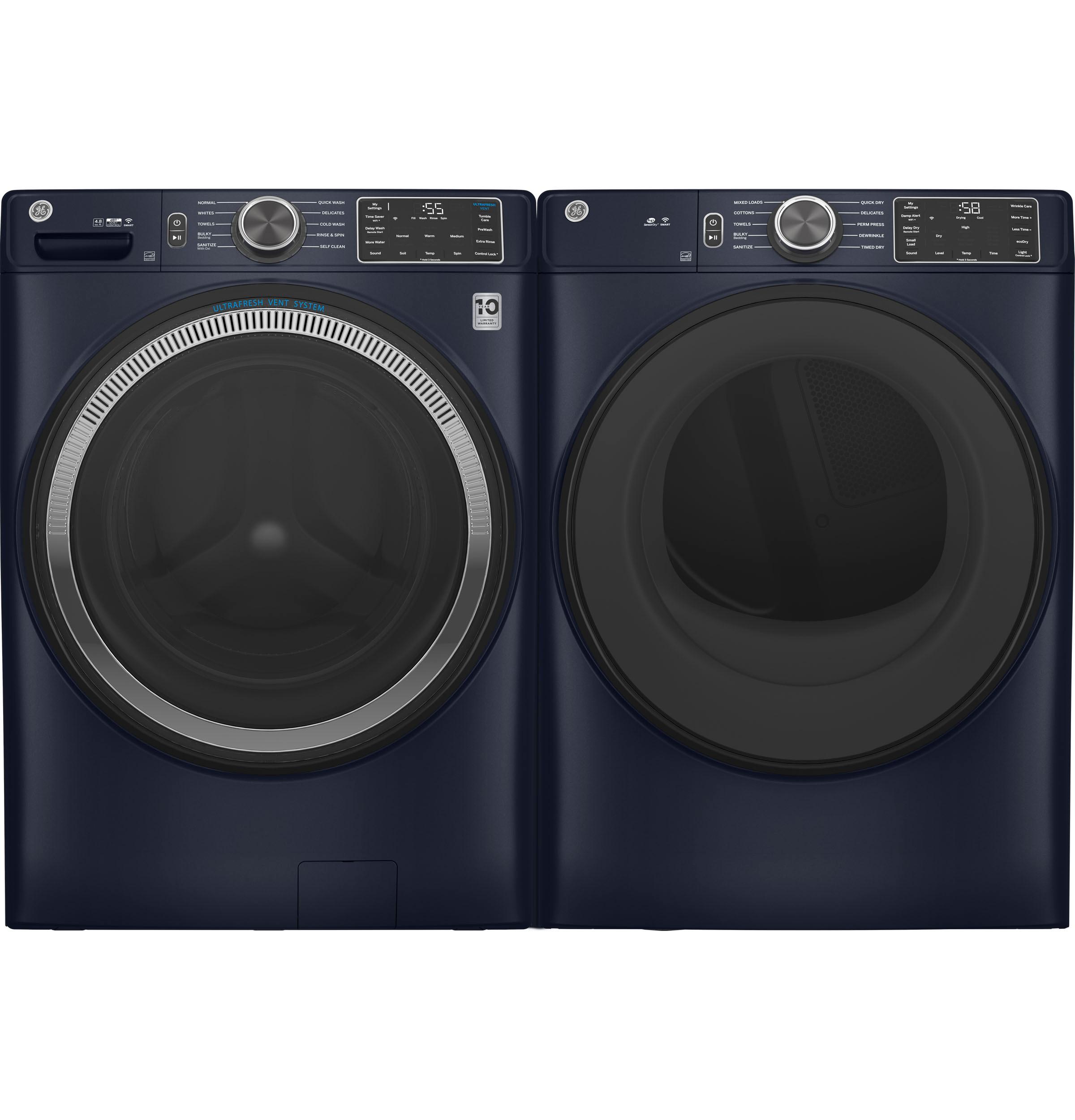 Ge Appliances GFD55GSPRRS Ge® 7.8 Cu. Ft. Capacity Smart Front Load Gas Dryer With Sanitize Cycle