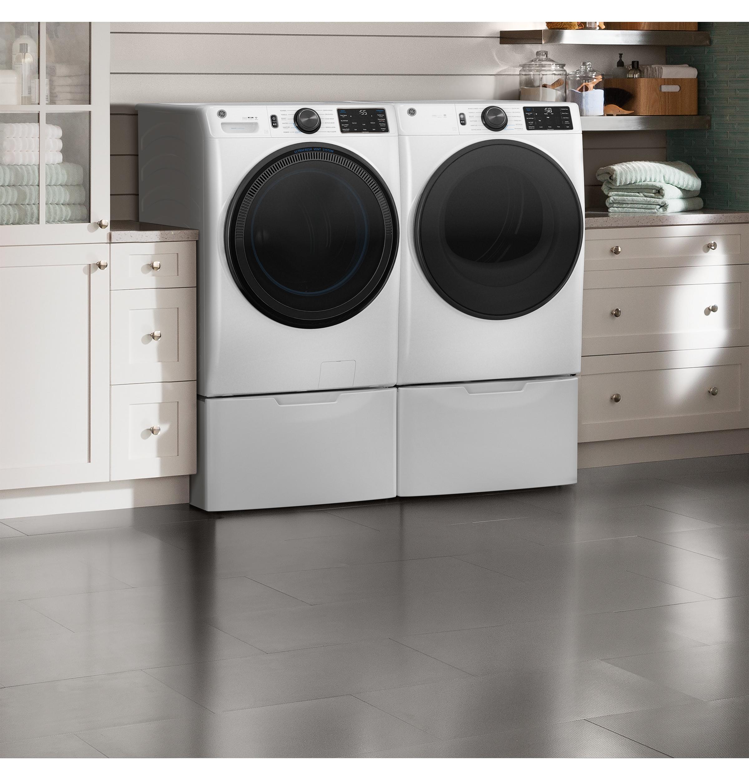 Ge Appliances GFD65GSSVWW Ge® 7.8 Cu. Ft. Capacity Smart Front Load Gas Dryer With Steam And Sanitize Cycle