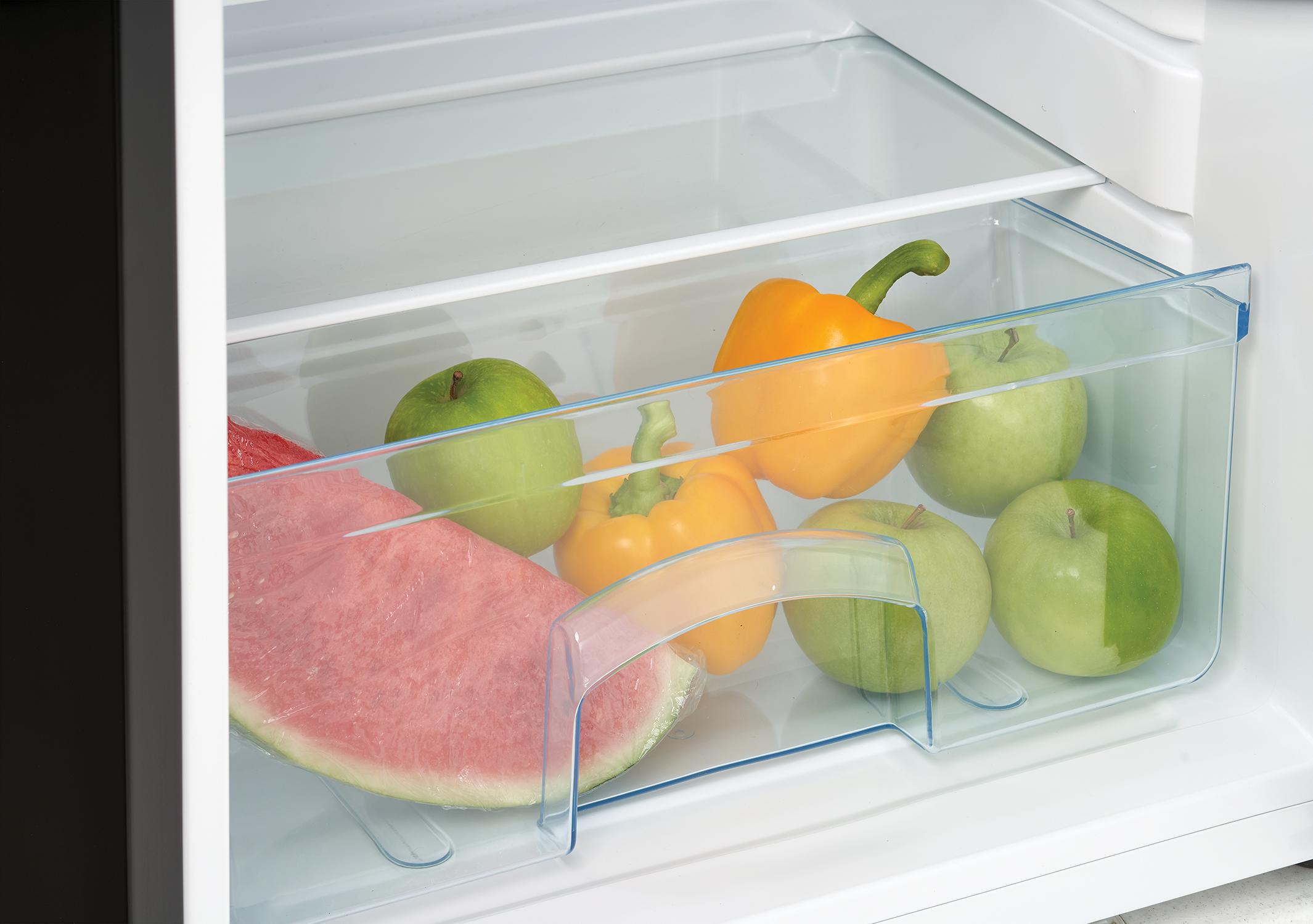 Danby DCR045B1BSLDB Danby 4.5 Cu. Ft. Compact Fridge With True Freezer In Stainless Steel
