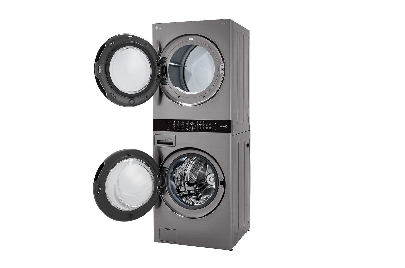 Lg WKE100HVA Single Unit Front Load Lg Washtower™ With Center Control™ 4.5 Cu. Ft. Washer And 7.4 Cu. Ft. Electric Dryer
