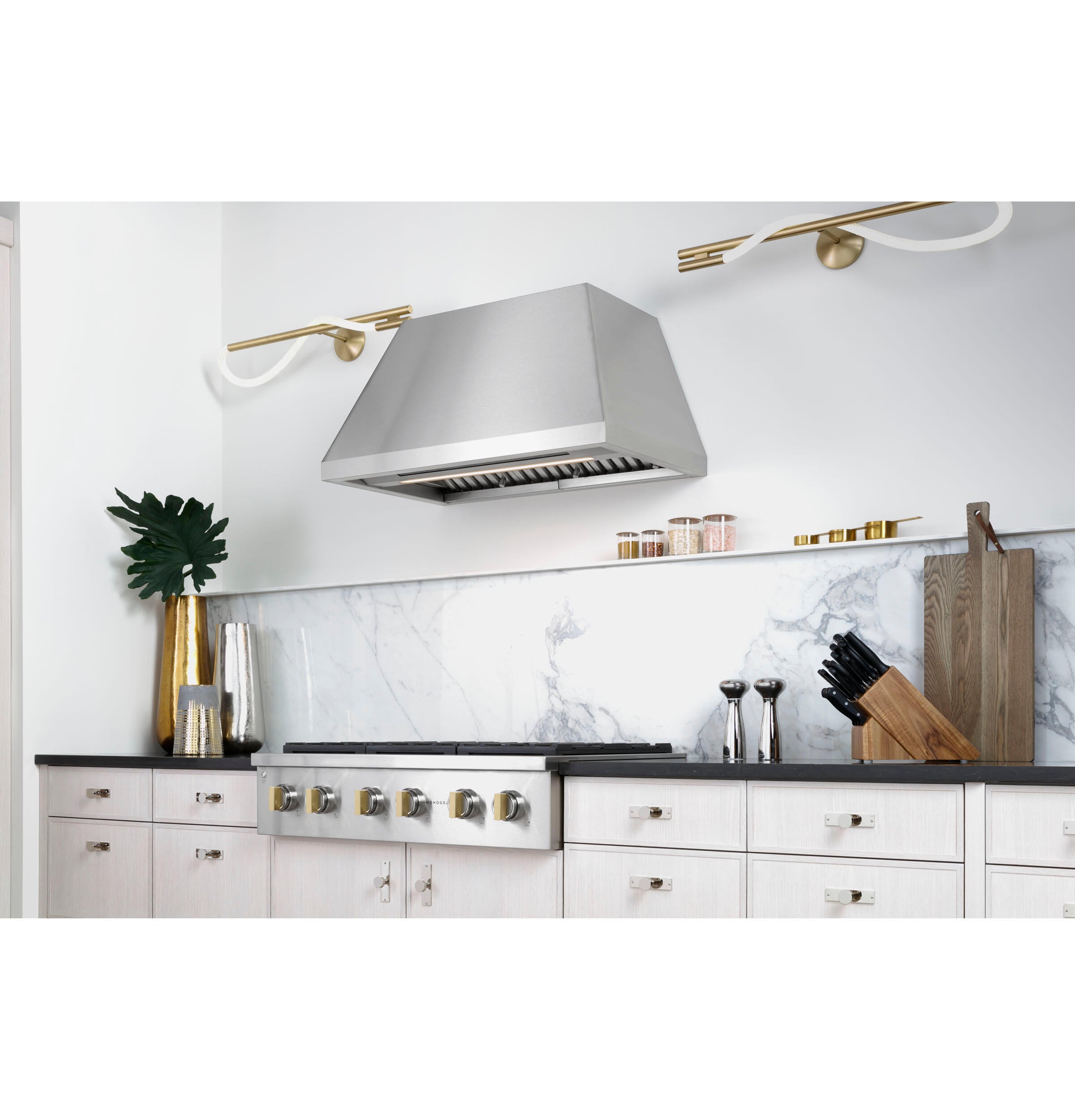 Monogram ZVW1360SPSS Monogram 36" Stainless Steel Professional Hood With Quietboost™ Blower