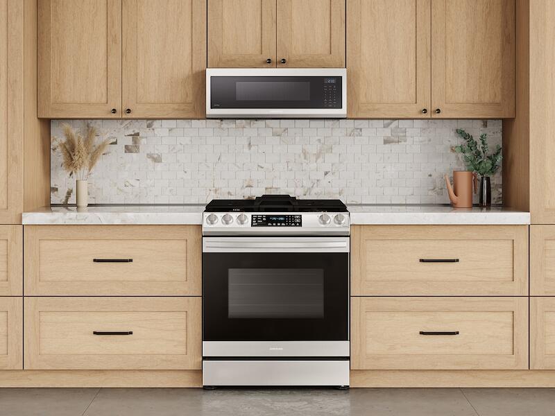 Samsung ME11A7510DS 1.1 Cu. Ft. Smart Slim Over-The-Range Microwave With 400 Cfm Hood Ventilation, Wi-Fi & Voice Control In Stainless Steel